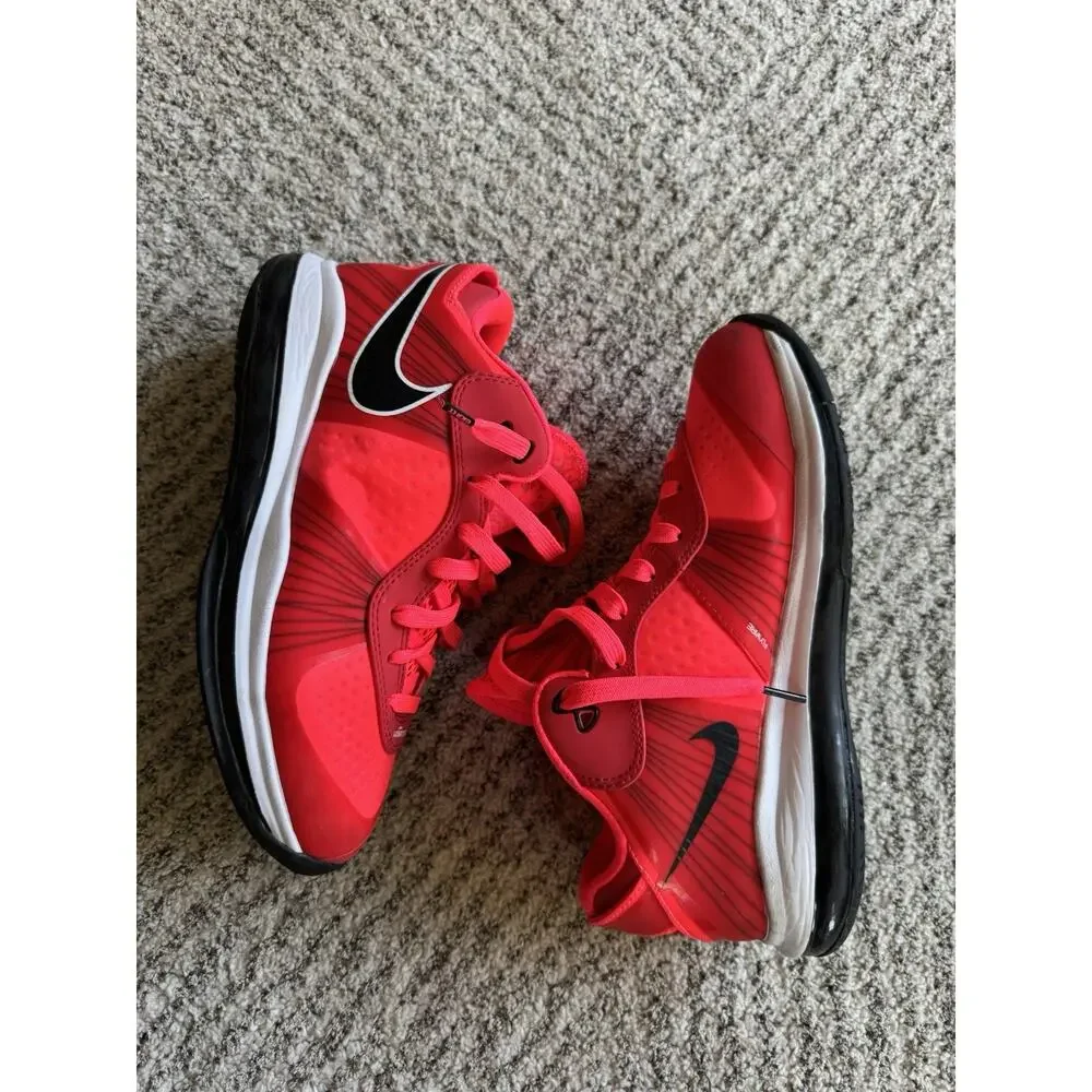 Nike LeBron 8 V/2 Low Solar Red 2011 456849-600 Men’s Size 8.5 OG NO BOX